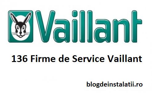 136 Firme Autorizate de Service Vaillant