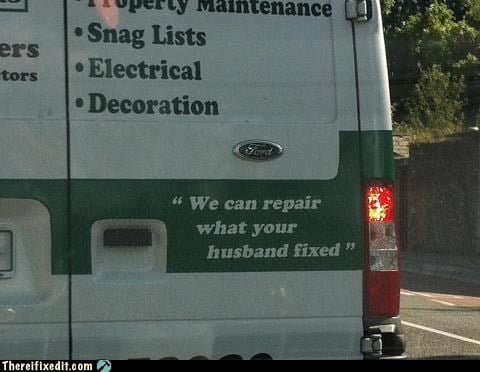 Noi putem repara ce a incercat sa repare sotul dumneavoastra