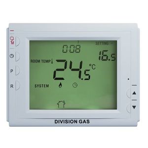 Termostat programabil pentru incalzirea in pardoseala Division Gas DG908 DF fara fir