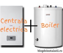 centrala electrica cu preparare apa calda menajera prin boiler