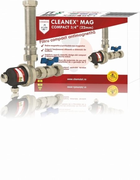 Filtrul antimagnetita CLEANEX MAG COMPACT 3 4 (22mm)