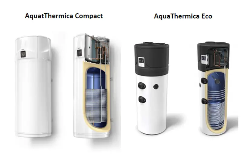 AquaThermica Eco și AquaThermica Compact heatpump boiler Tesy