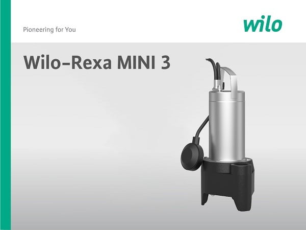 Pompa Wilo Rexa Mini3