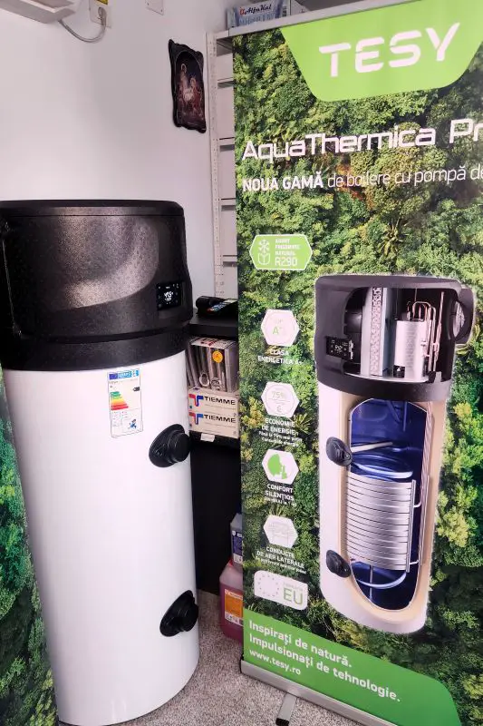 boiler cu pompa de caldura clasa energetica A+