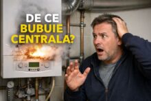 bubuie centrala la aprindere